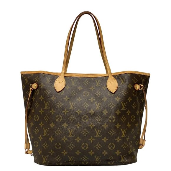 Louis Vuitton Handbags - Auth LOUIS VUITTON Neverfull MM Monogram Tote Bag Monogram Canvas